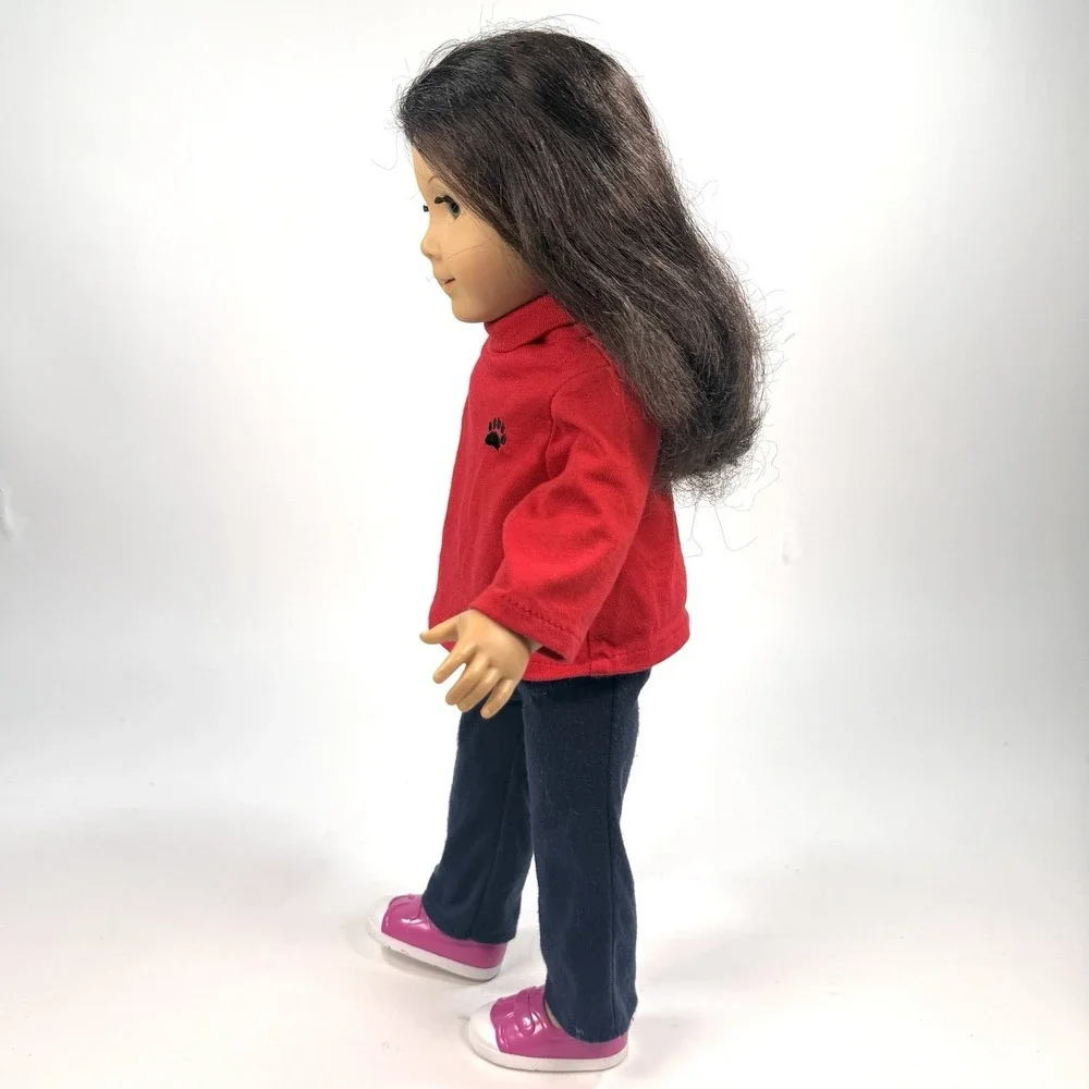 American Girl Ruthie Smithens Doll Blue Eyes Long Brown Hair 18